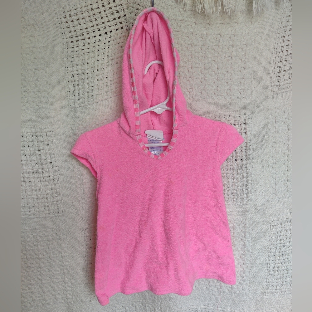 Pink Hooded Swimsuit Cover Up Size 2T